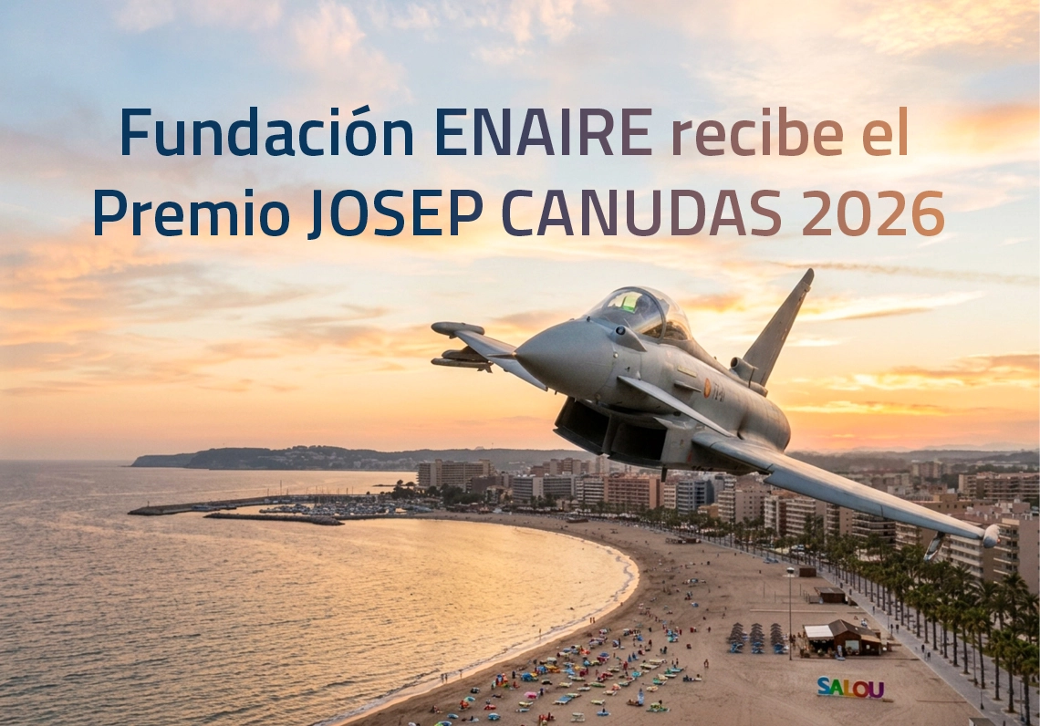 Fundación ENAIRE recibe el Premio Josep Canudas 2026