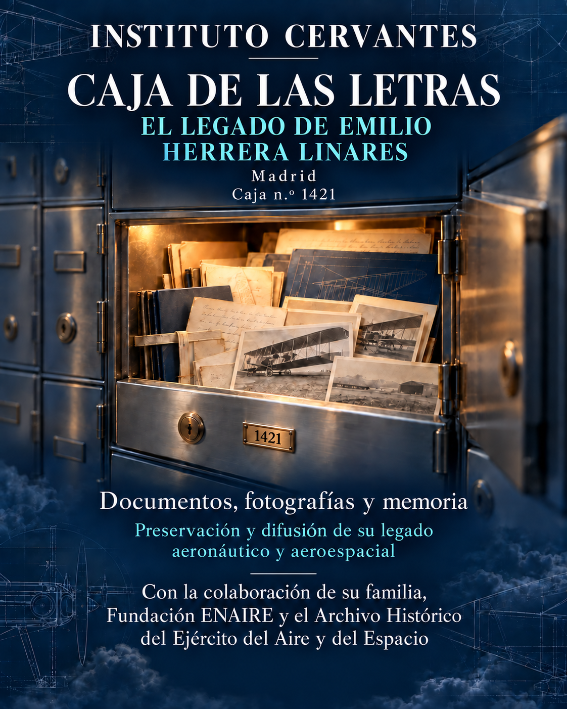 Caja de las letras del Instituto Cervantes de Madrid. Emilio Herrera